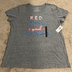 Red, Wine and Brews TORRID shirt